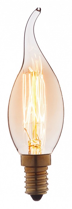Лампа накаливания loft it edison bulb e14 40вт k 3540-gl