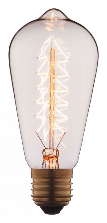 Лампа накаливания loft it edison bulb e27 60вт 2400-2800k 6460-sc-67735