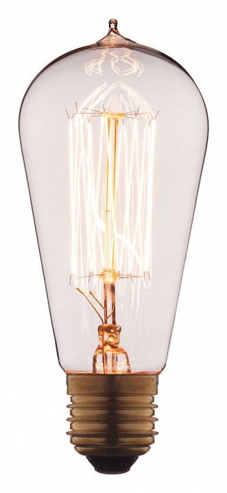 Лампа накаливания loft it edison bulb e27 60вт 2700k 6460-sc