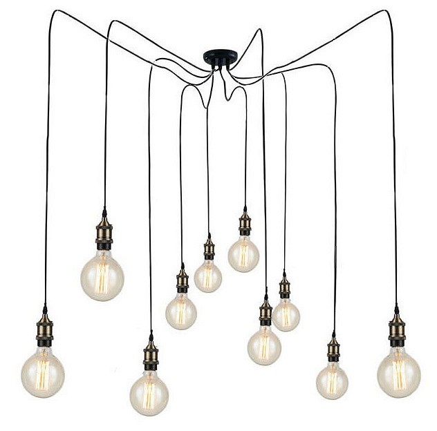 Подвесная люстра loft it spider loft1162a/10