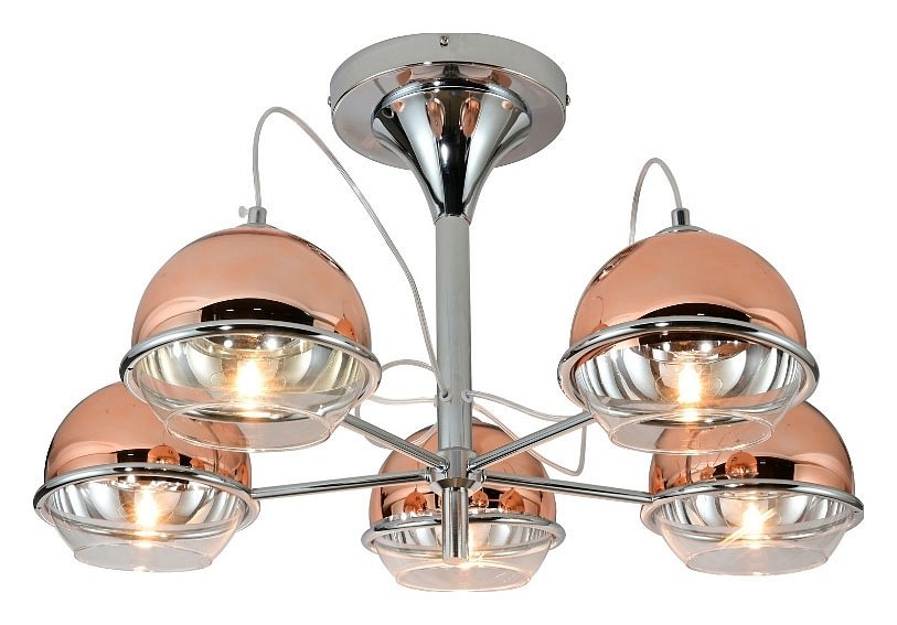 Люстра на штанге lumina deco veroni ldc 1029-5 r.gd