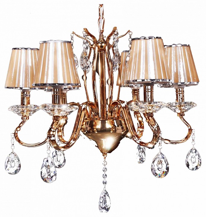 Подвесная люстра lumina deco finezzia ldp 9267-6 gd