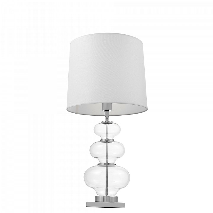 Настольная лампа декоративная lumina deco briston ldt 303 pr+wt