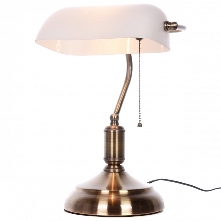 Настольная лампа декоративная lumina deco banker ldt 305 wt