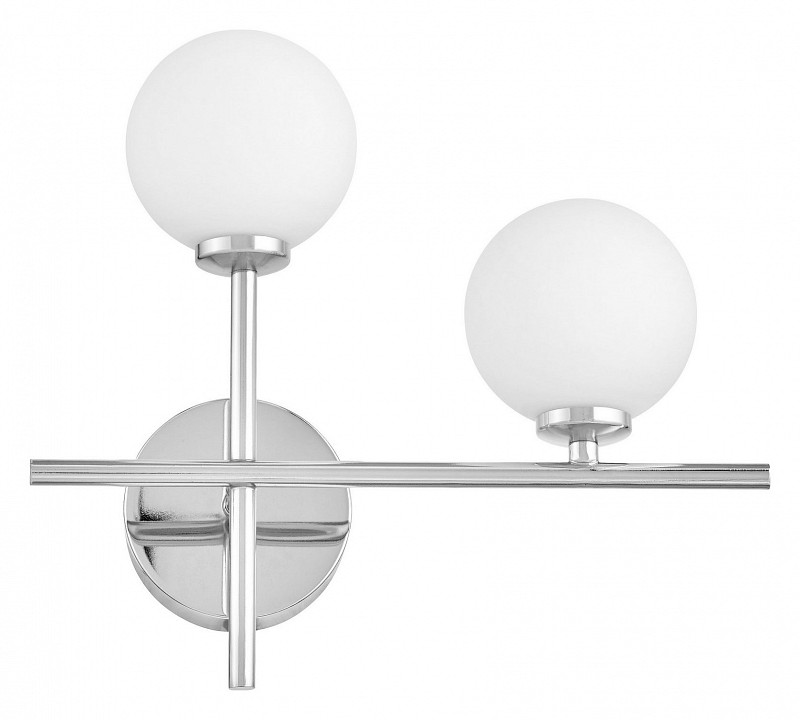 Бра lumina deco marsiada ldw 6033n-2 rt chr