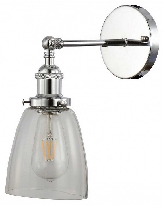 Бра lumina deco fabi ldw 6800-1 chr+pr