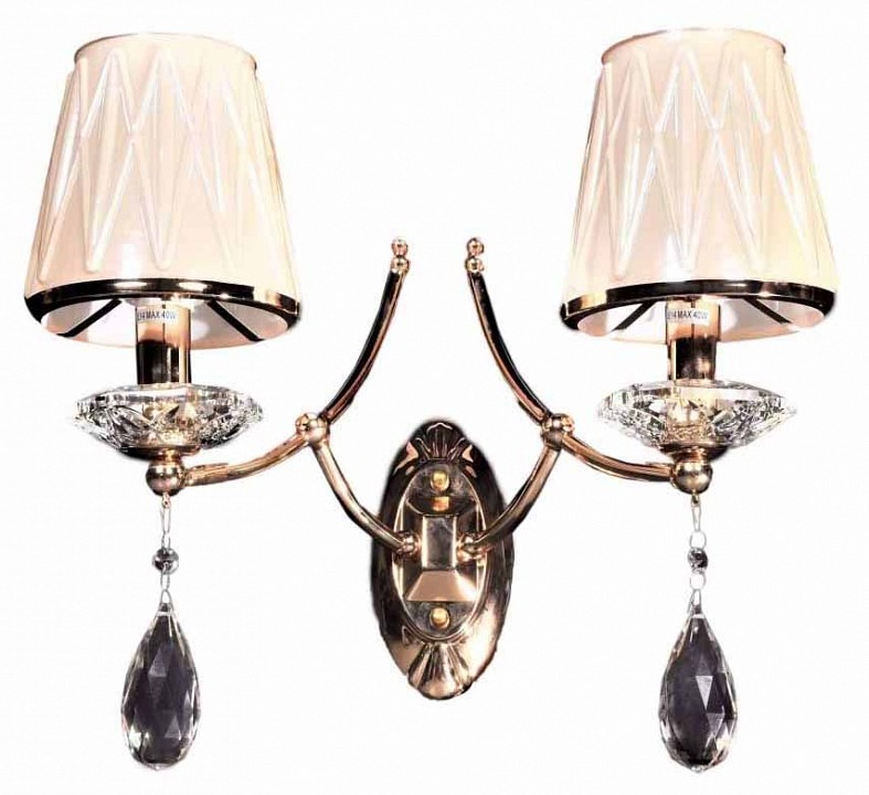 Бра lumina deco dominni ldw 9268-2 gd