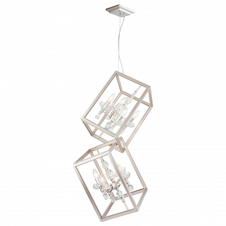 Подвесная люстра lucia tucci inessa inessa 3850.8 silver