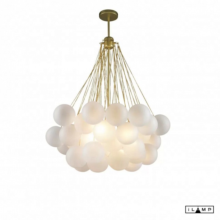 Люстра на штанге ilamp globe 10099p/3-d800 gl-wh