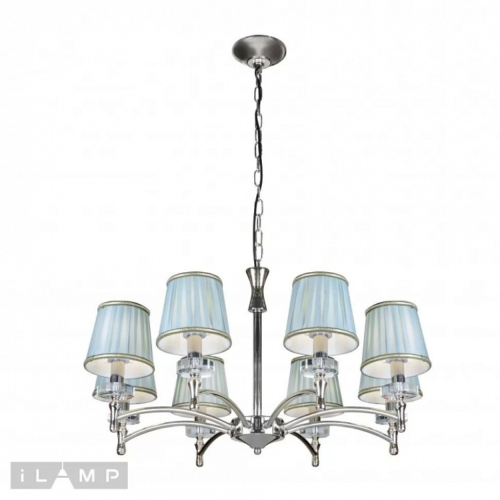 Подвесная люстра ilamp olivia 82336/8 cr