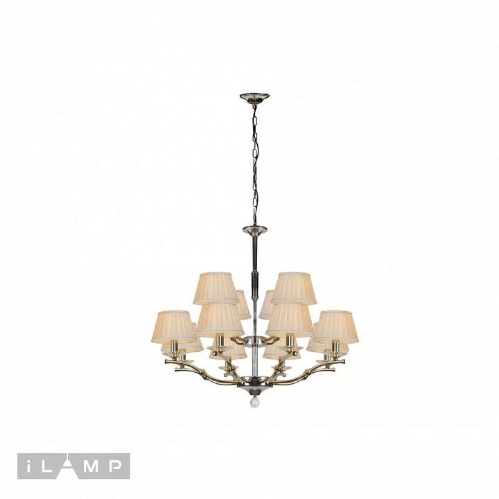 Подвесная люстра ilamp vivaldi 85125/8+4 cr