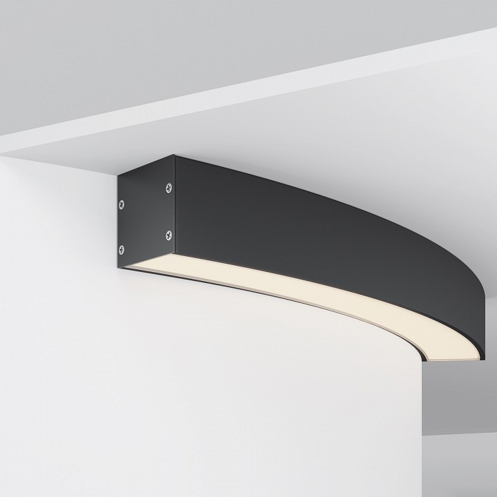 Профиль накладной maytoni led strip alm-3535r-b-d-45°-0.8m