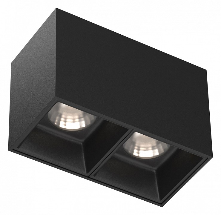 Накладной светильник maytoni alfa led c065cl-02-l12w4k-b