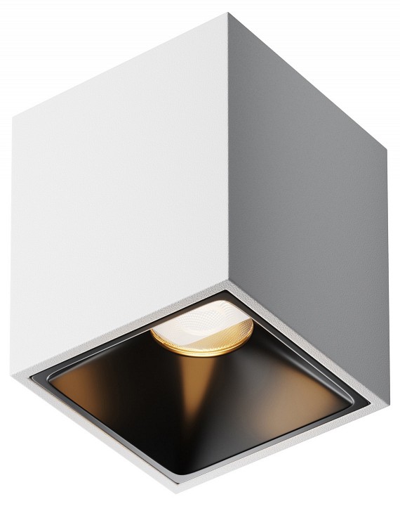 Накладной светильник maytoni alfa led c065cl-8w3k-sq-wb