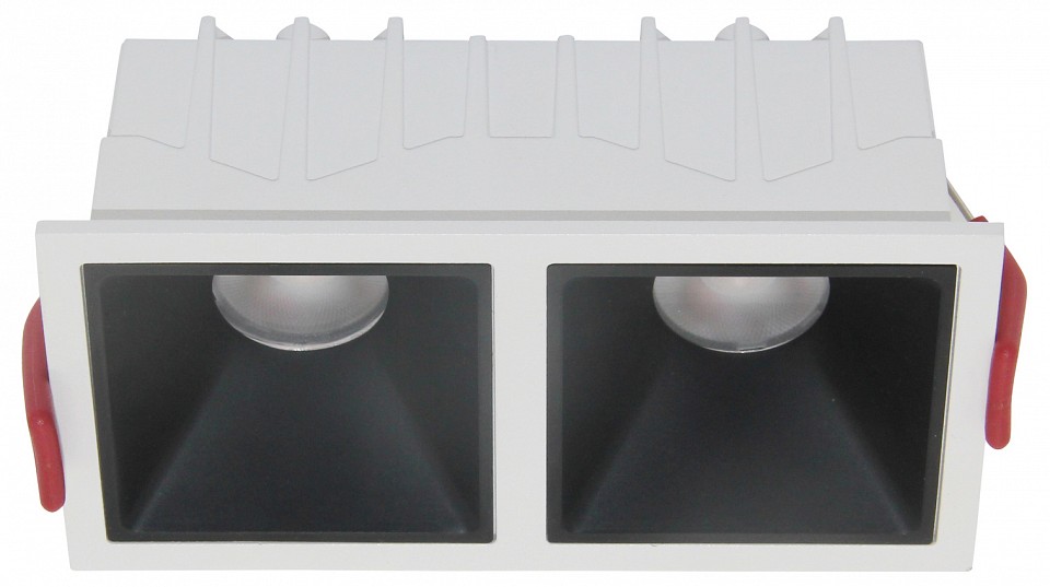 Встраиваемый светильник maytoni alfa dl043-02-10w3k-d-sq-wb