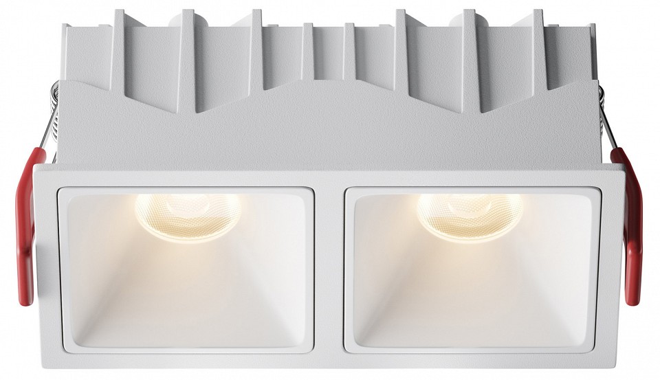 Встраиваемый светильник maytoni alfa led dl043-02-10w3k-sq-w-1
