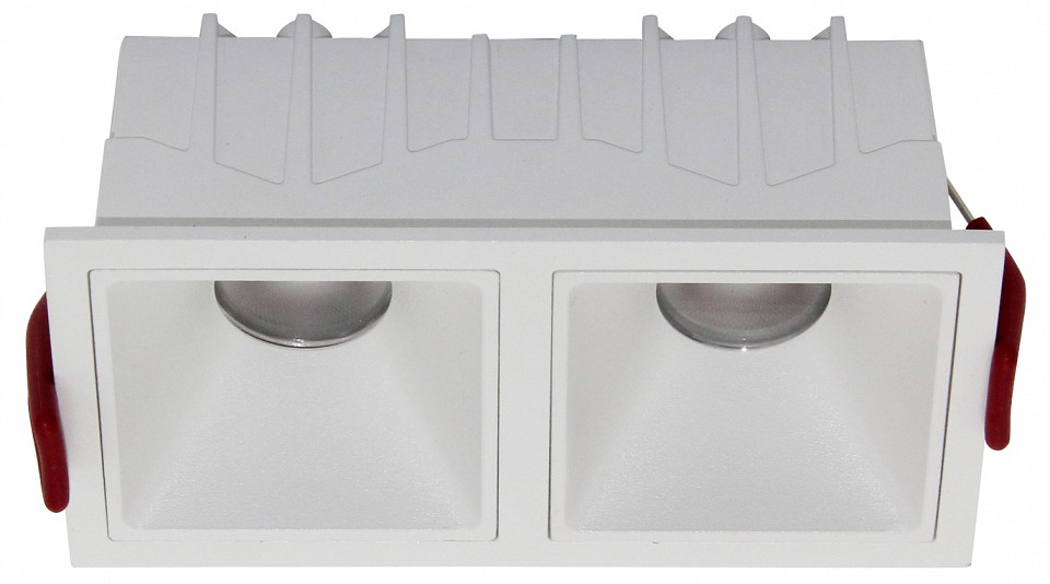 Встраиваемый светильник maytoni alfa dl043-02-10w4k-sq-w