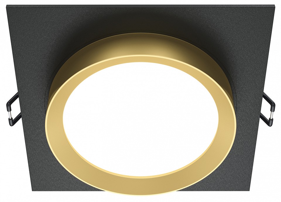 Встраиваемый светильник maytoni hoop dl086-gx53-sq-bg
