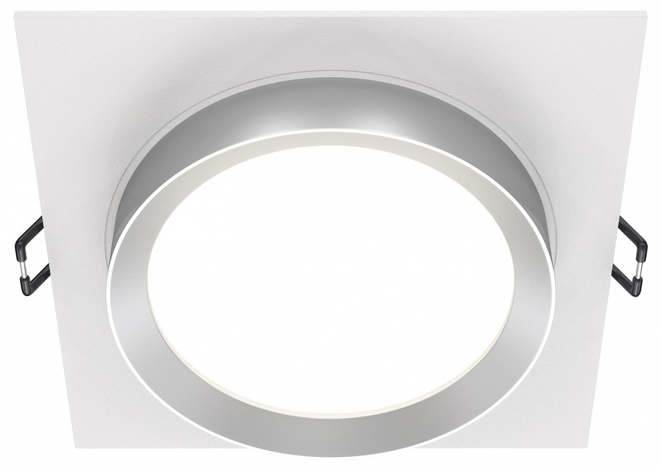 Встраиваемый светильник maytoni hoop dl086-gx53-sq-ws