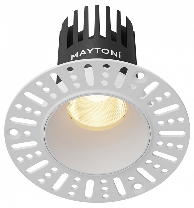 Встраиваемый светильник maytoni  dl119-10w-2.7k-trs-w