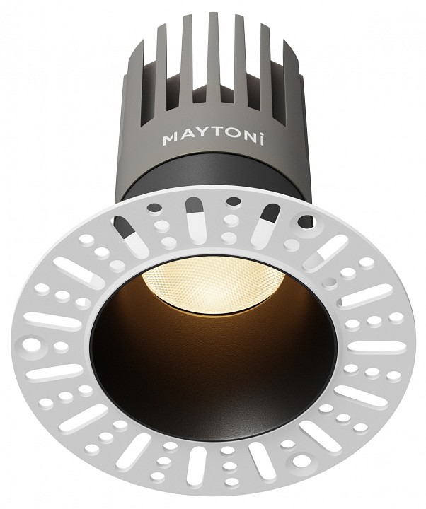 Встраиваемый светильник maytoni  dl122-15w-3k-trs-b