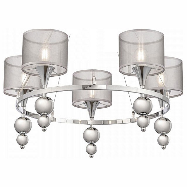 Подвесная люстра freya lauren fr5093pl-05ch