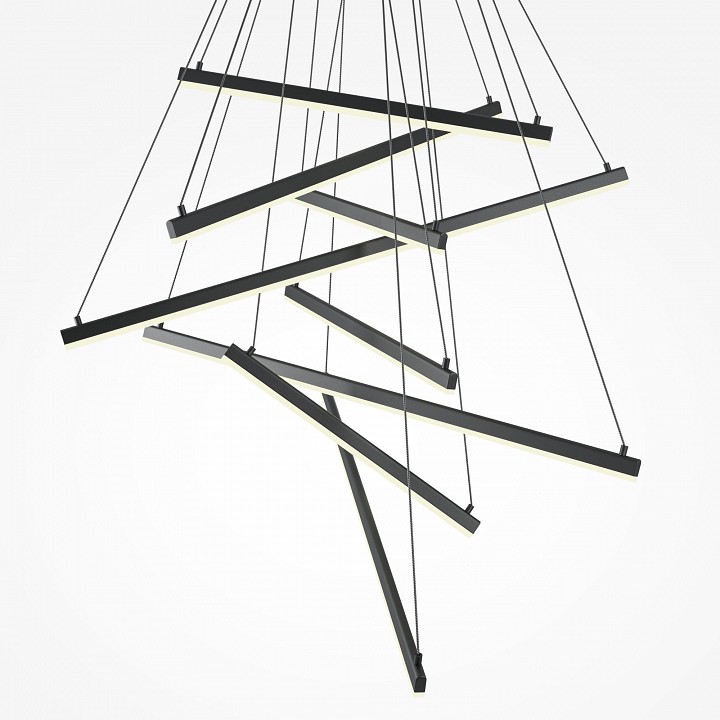 Подвесная люстра maytoni line mod016pl-l96bk