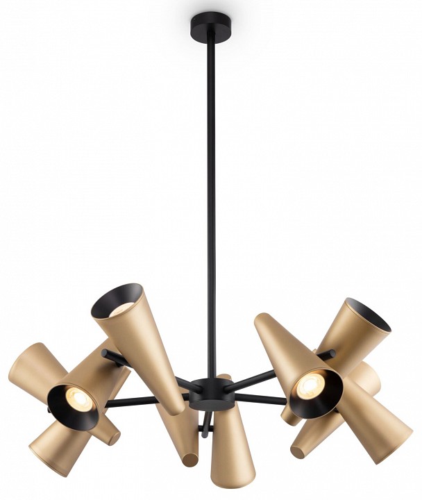 Люстра на штанге maytoni giro mod095pl-10bs