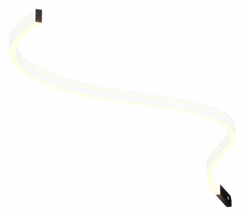 Встраиваемый светильник гибкий maytoni flex tr186-1-8w2.7k-b