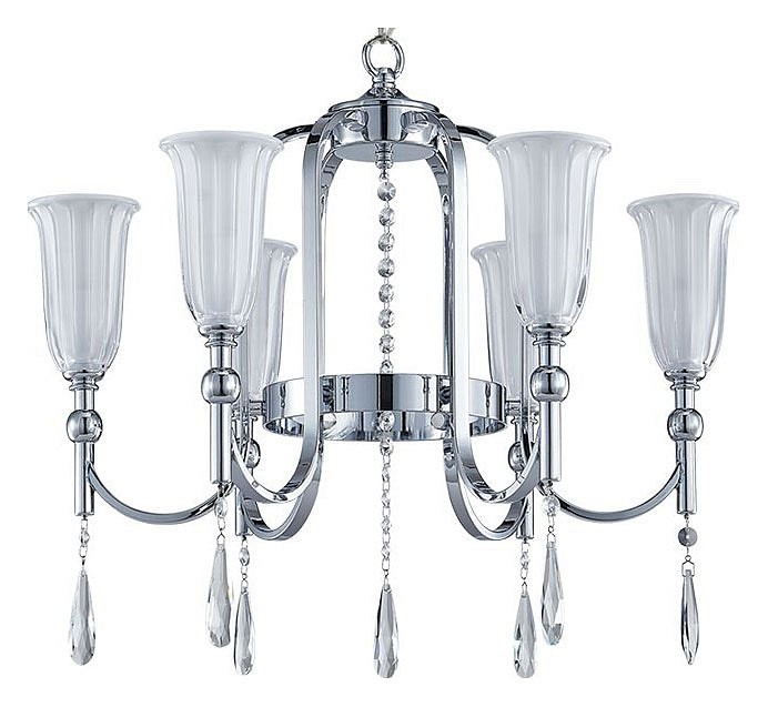 Подвесная люстра newport 4800 4806/c chrome