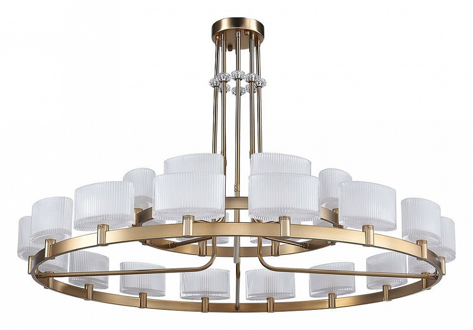 Люстра на штанге newport 4330 4338+16/c gold