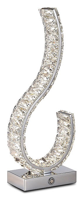 Настольная лампа декоративная newport 8240 8240/t chrome