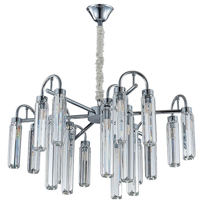 Подвесная люстра newport diva 4526+3/c chrome new