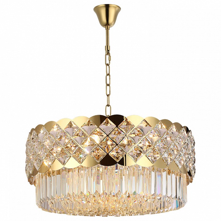 Подвесная люстра newport ashley 8300/60 c gold polished