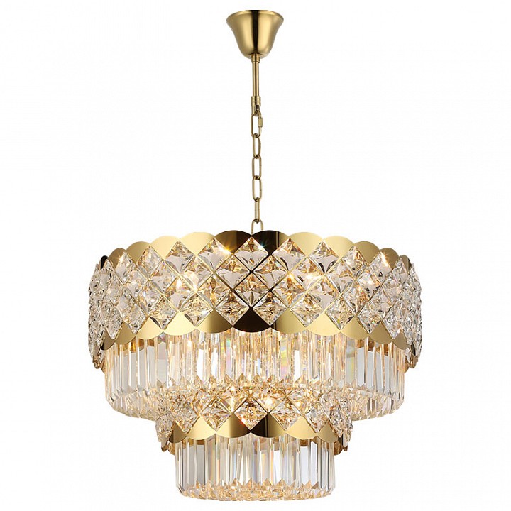 Подвесная люстра newport ashley 8301/60 c gold polished