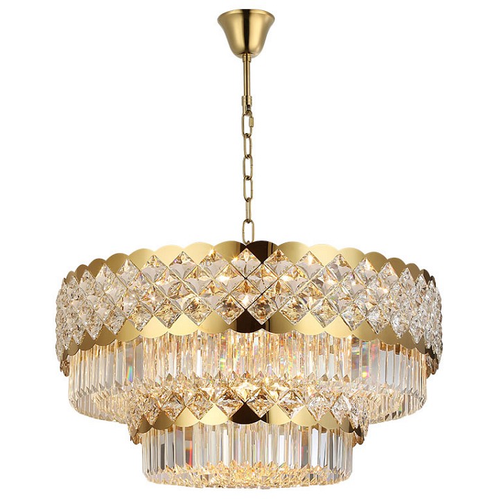 Подвесная люстра newport ashley 8301/80 c gold polished
