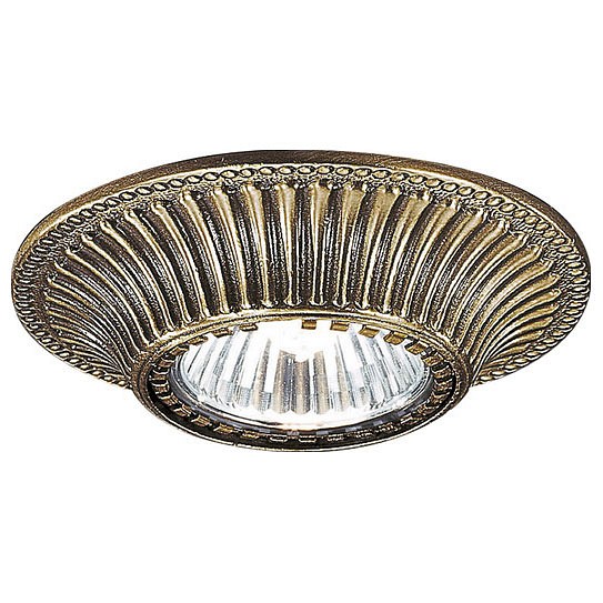 Встраиваемый светильник reccagni angelo 1078 spot 1078 bronzo