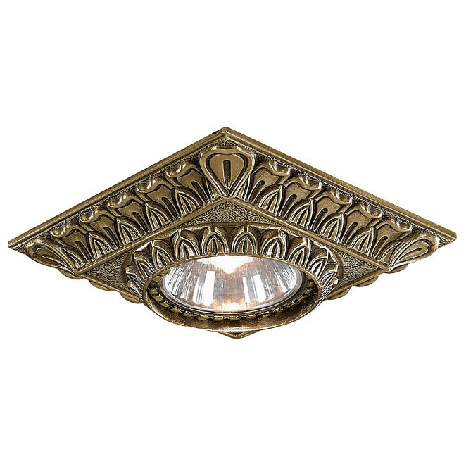 Встраиваемый светильник reccagni angelo 1083 spot 1083 bronzo