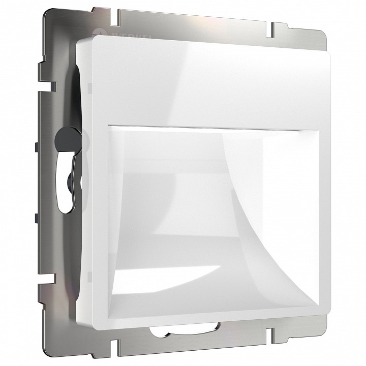 Заглушка для поста с подсветкой, Без рамки werkel белый w1154101