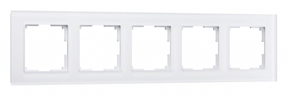 Рамка на 5 постов werkel favorit (белый матовый) w0051105