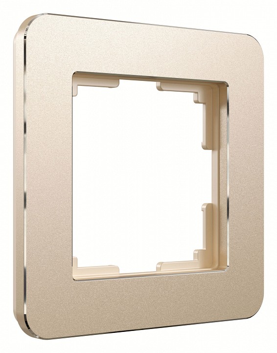 Рамка на 1 пост werkel platinum (шампань) w0012611