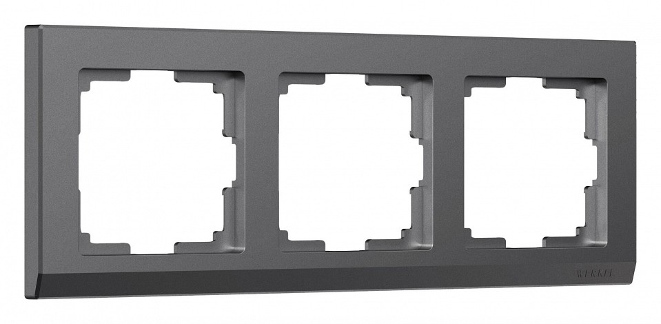 Рамка на 3 поста werkel stark (графит матовый) w0031864