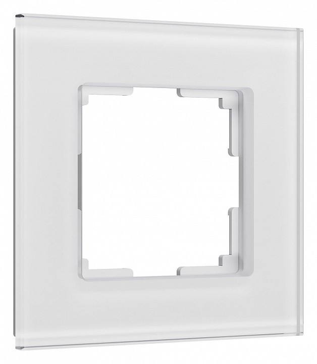 Рамка на 1 пост werkel senso (белый, Стекло soft-touch) w0013101