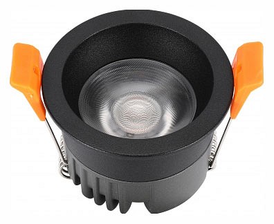 Встраиваемый светильник iledex mars 107-7w-d64-3000k-24dg-bk