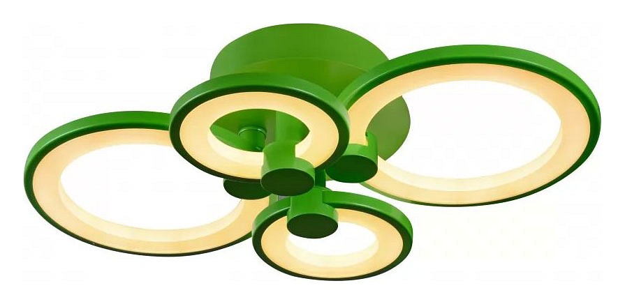 Потолочная люстра iledex ring a001/4 green