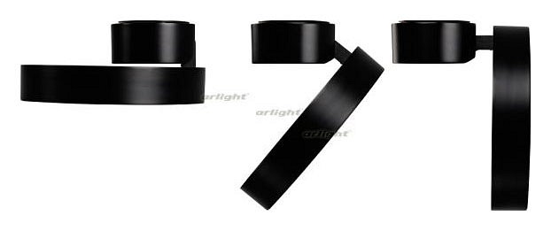 Светильник на штанге arlight sp-rondo-flap-r210-20w day4000 (bk, 110 deg) 026453