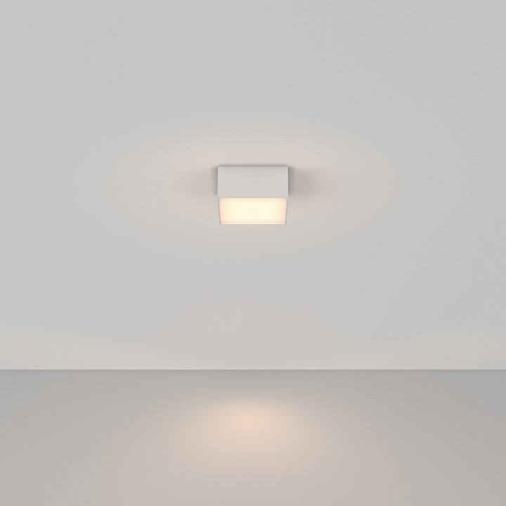 Накладной светильник maytoni zon c032cl-12w3k-sq-w