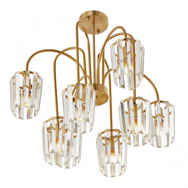Люстра на штанге arte milano am-2328 2328b.d800.h700.e14.12 g