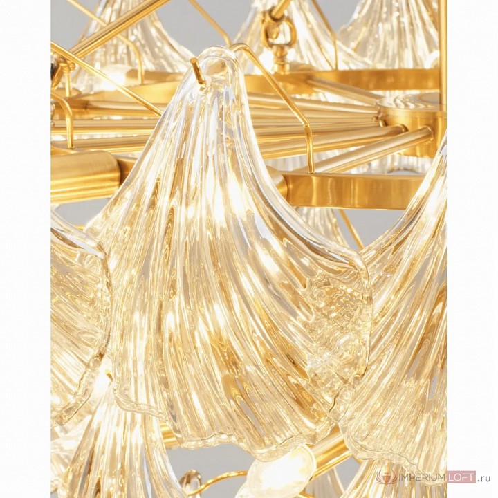 Подвесная люстра moderli justine v10410-32p base+v10410-32p glass, Ут000035371