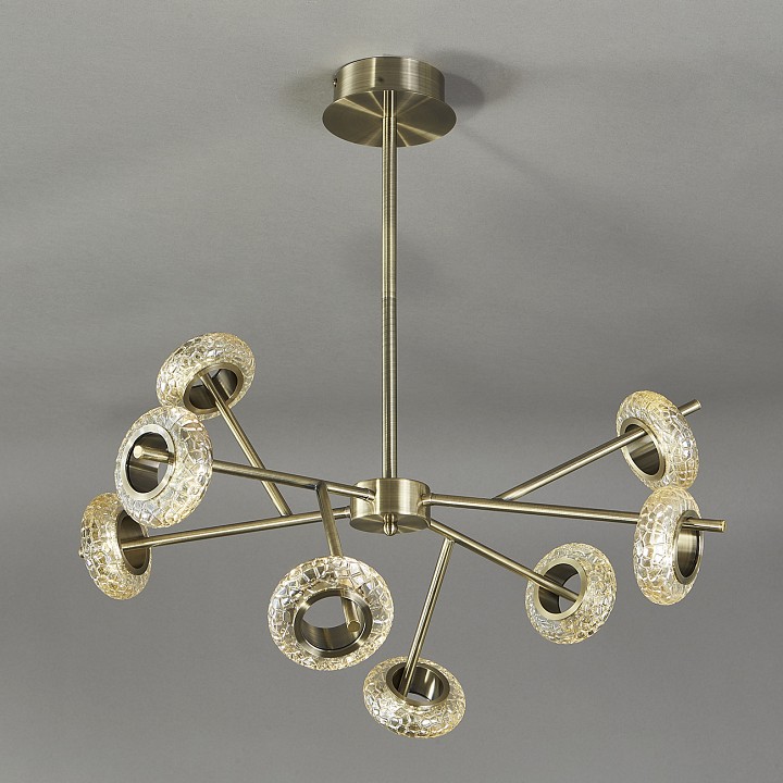 Люстра на штанге escada gravity 10252/8led brass